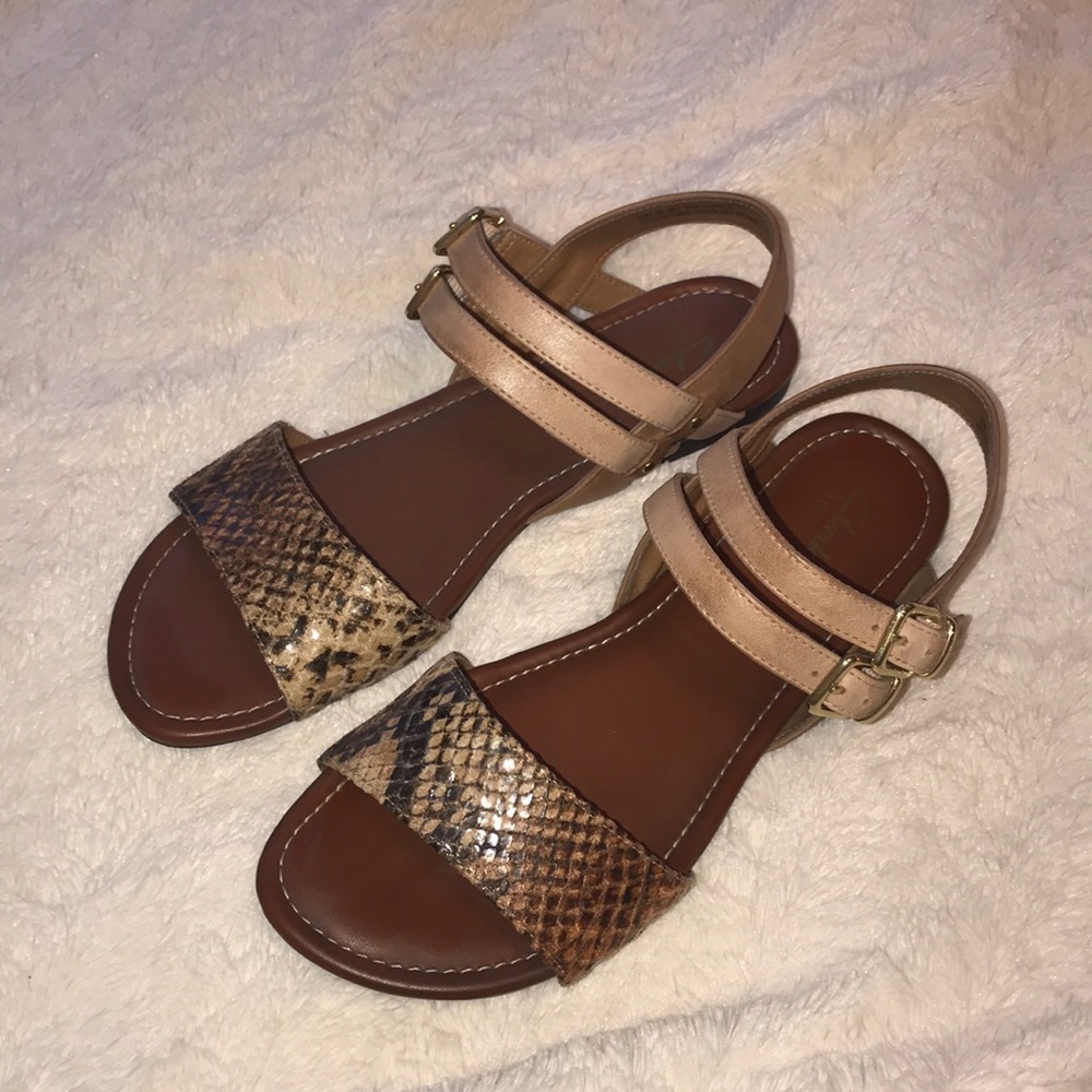 Snakeprint Sandals